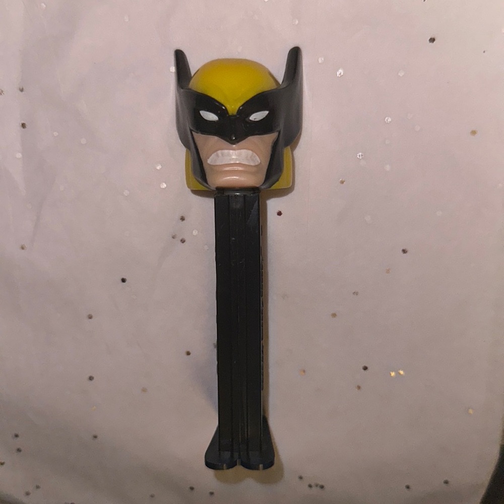 Vintage Wolverine PEZ Candy Dispenser, 1999 Marvel, Footed, Cleaned.